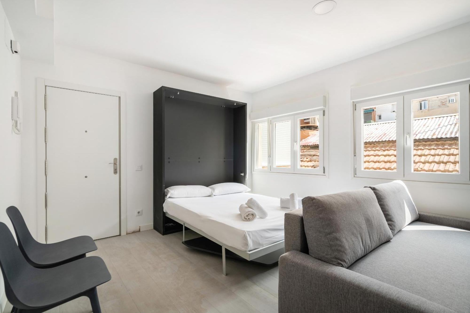 Madrid Riverside Studios Con Parking Incluido Alquiler Temporal Eksteriør billede