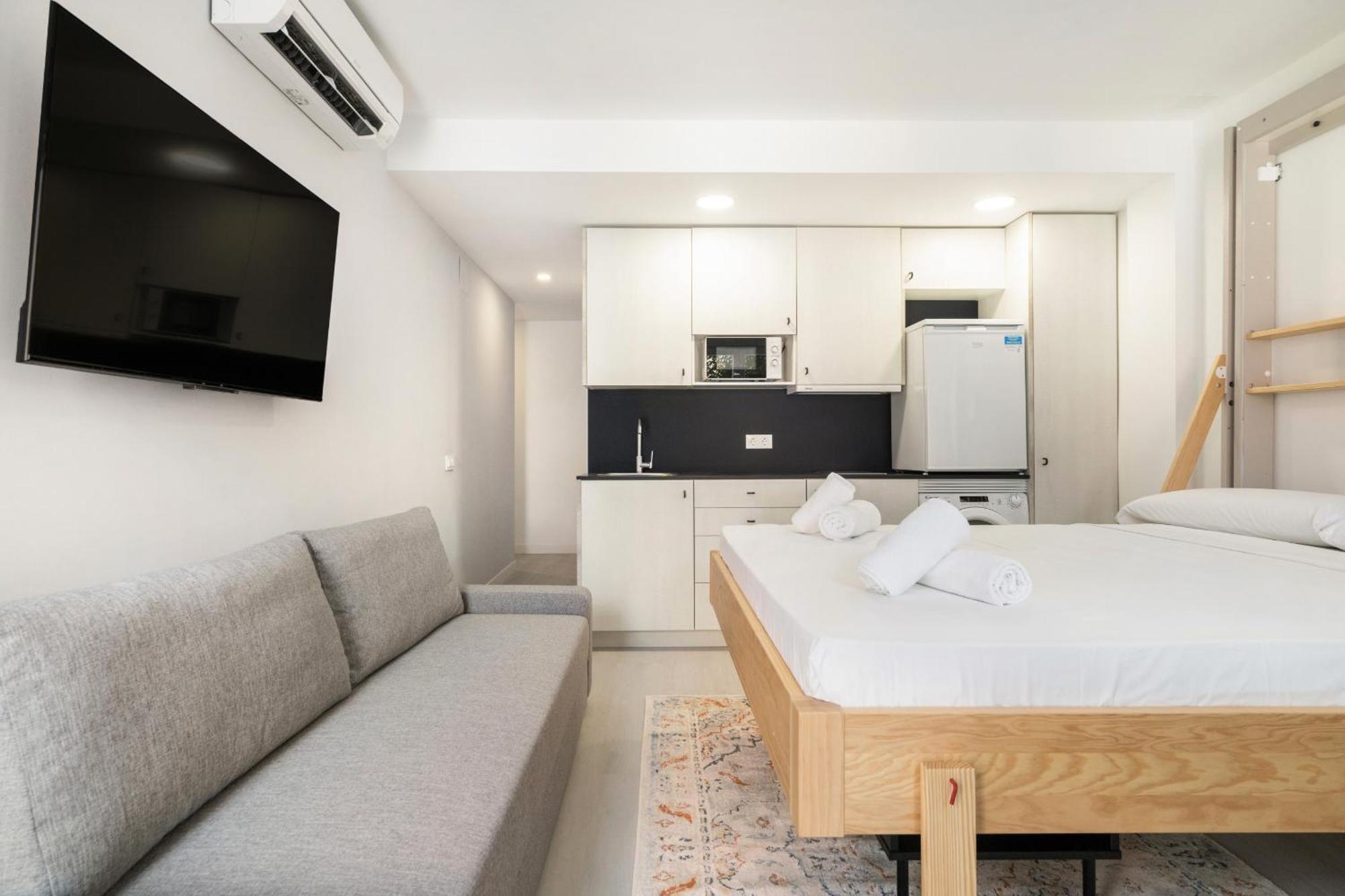 Madrid Riverside Studios Con Parking Incluido Alquiler Temporal Eksteriør billede